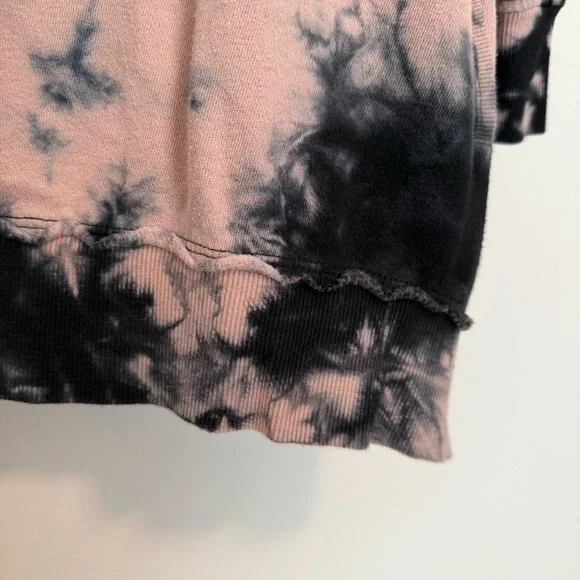 Torrid Black and Cream Tie-Dye Hoodie - Picture 7 of 11